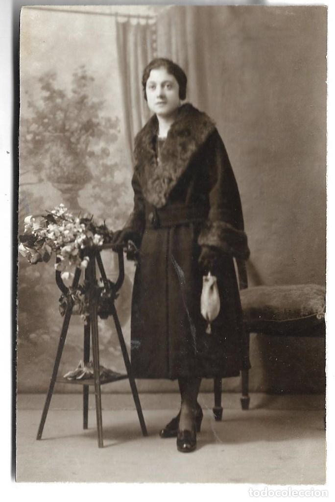 Antique Photography: G180- EXTRAORDINARIA FOTOGRAFIA ANTIGUA-UNA DAMA - DE LOS A&Ntilde;OS 20 -FOTO- NEW - YORK - BOLA,12