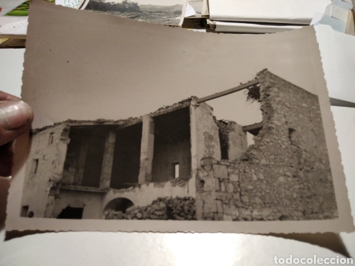 Fotograf&iacute;a antigua: Nules??? Zonas devastadas Guerra Civil Espa&ntilde;ola