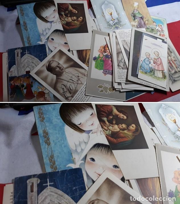 Fotograf&iacute;a antigua: LOTE ANTIGUOS RECORDATORIOS DE COMUNION. - Foto 1