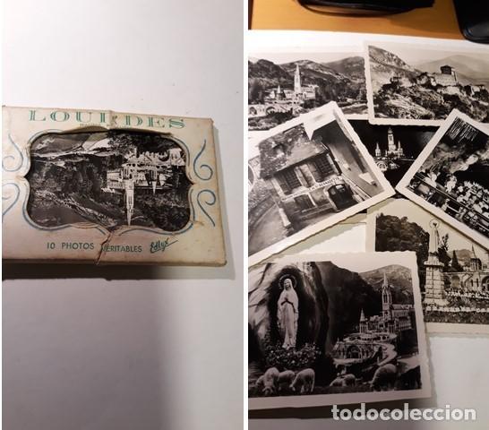 Fotograf&iacute;a antigua: MINI ALBUM ANTIGUO 10 FOTOS LOURDES.