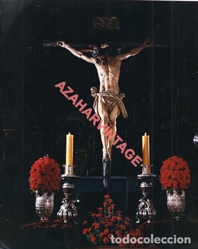 Antique Photography: SEMANA SANTA SEVILLA, STMO. CRISTO DEL CALVARIO, FOT.DIHOR, 20X25 CMS