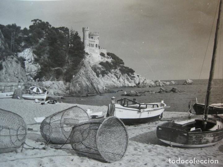 Fotograf&iacute;a antigua: LLORET DE MAR-PLAYA BERNAT-FOTO MAS-FOTOGRAFIA ANTIGUA-VER FOTOS-(V-22.296)