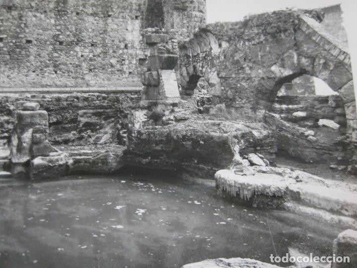 Fotograf&iacute;a antigua: CALDAS DE MALAVELLA-TERMAS ROMANAS-FOTO MAS-FOTOGRAFIA ANTIGUA-VER FOTOS-(V-22.305)