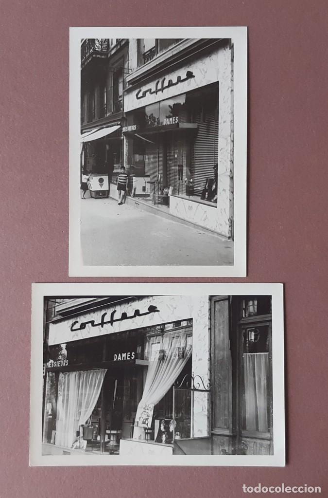 Fotografia antiga: LOTE 2 FOTOGRAF&Iacute;AS NI&Ntilde;OS. PELUQUER&Iacute;A. COIFFURE. FRANCIA. A&Ntilde;OS 50.