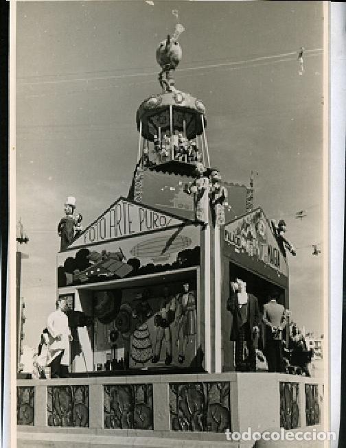 Fotograf&iacute;a antigua: FOTOGRAFIA FALLA VALENCIA JUAN LLORENS- CALIXTO III, 1946, 2&ordm; premio Ayto ....&uacute;ltima