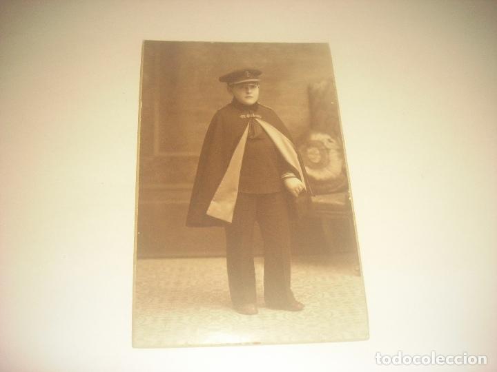 Fotograf&iacute;a antigua: ANTIGUA FOTO DE NI&Ntilde;O VESTIDO DE MARINERO. PHOTO AMERICAN STUDY.