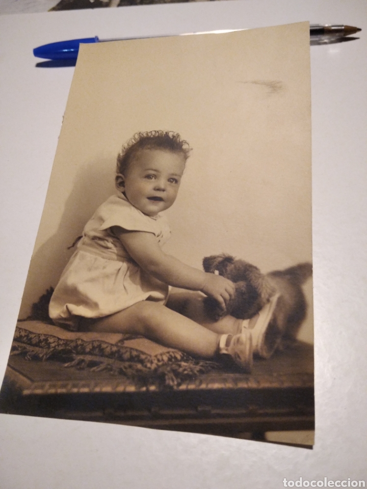 Fotografia antiga: Foto antigua ni&ntilde;a