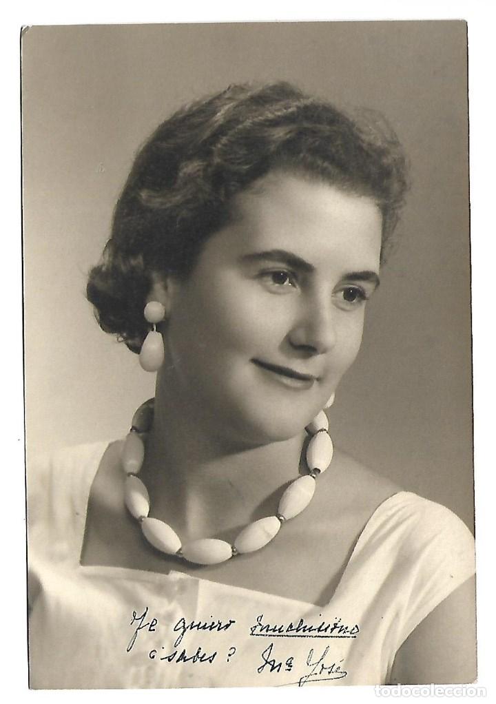 Antique Photography: EXTRAORDINARIA FOTOGRAFIA ANTIGUA - UNA DAMA -FOTO- BERNARDINO GLEZ.-FRANCO.191 DEL FERROL CAUDILLO