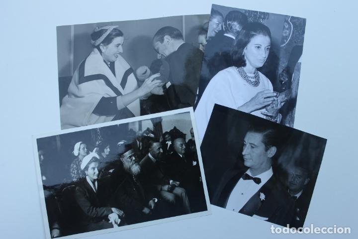 Fotograf&iacute;a antigua: LOTE 4 FOTOS MARQUESES DE VILLAVERDE, VARIOS ACTOS, FIESTA DEL CANCER A&Ntilde;OS 50