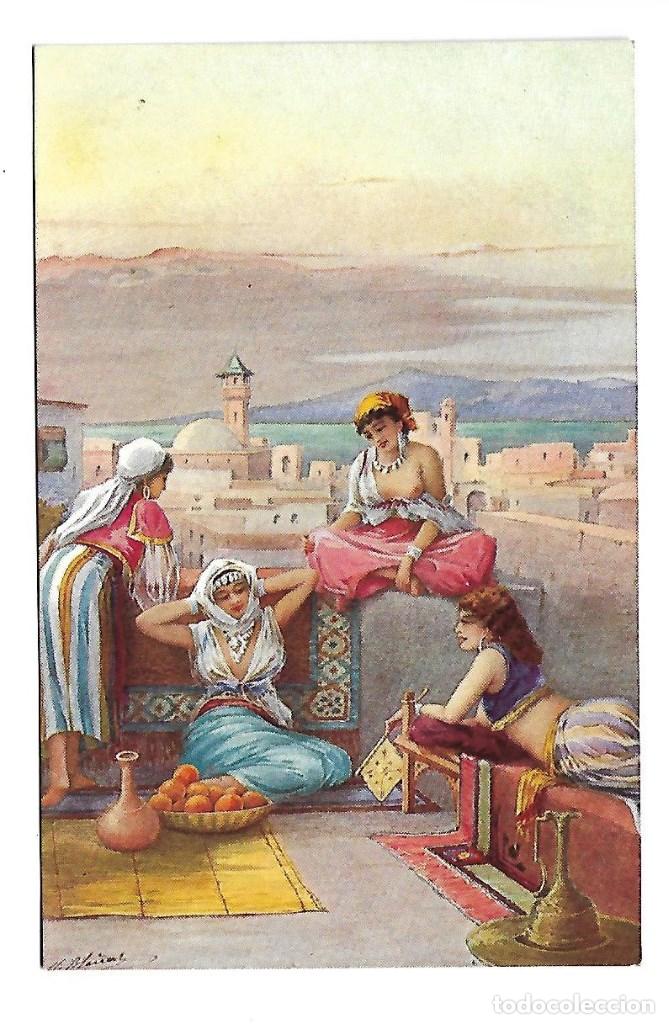 Fotografia antiga: 32511-TANGER -POSTAL ANTIGUA - MUJERES ARABES - FOTO - A. BENZAQUEN - TANGER - NUEVA