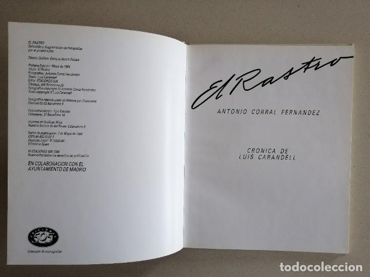 libro de fotografia el rastro - antonio corral - Comprar Fotografía