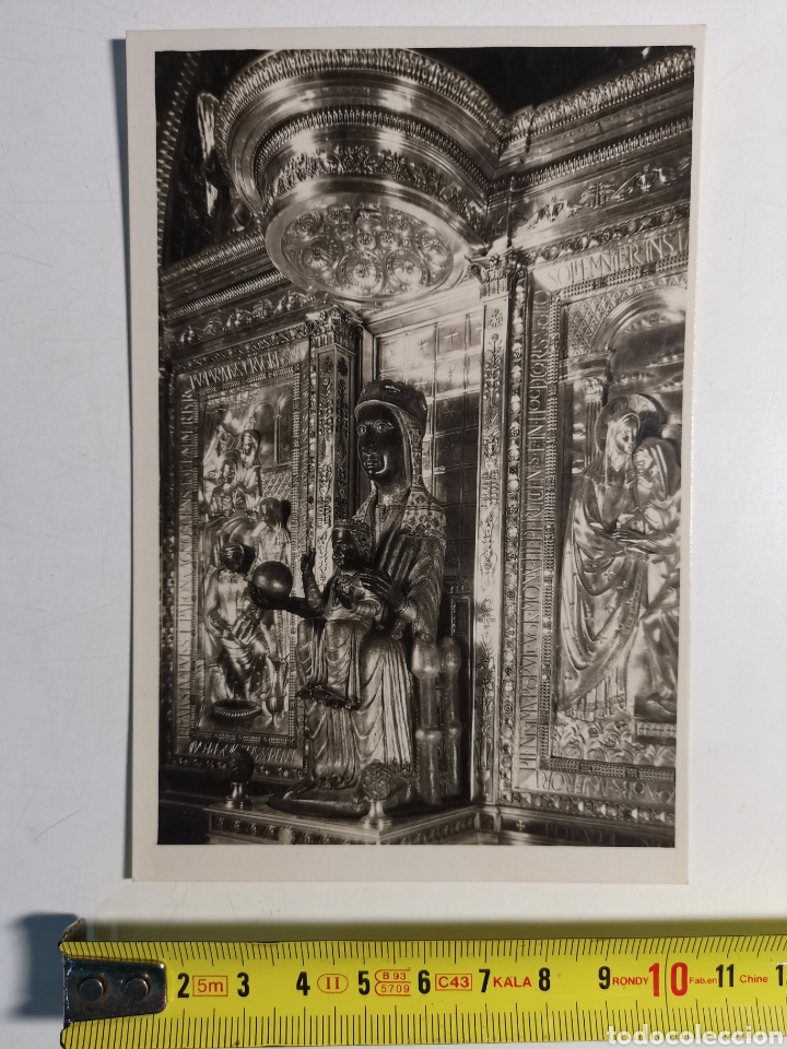 Alte Fotografie: Fotografía de Montserrat de 27-7-1947. La moreneta