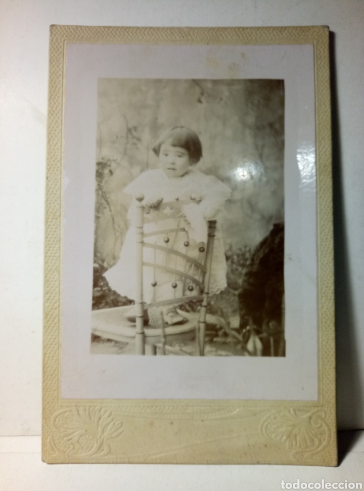 Fotografia antica: Bonita fotograf&iacute;a de beb&eacute; s XIX