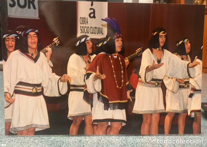 Fotograf&iacute;a antigua: C&aacute;rnaval Cadiz 1996 Fotograf&iacute;a Comparsa Juvenil &ldquo;Liturgia Huarpe