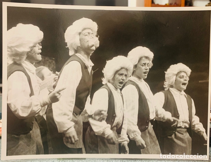 Fotograf&iacute;a antigua: C&aacute;rnaval Cadiz 1990 Fotograf&iacute;a Comparsa &ldquo;Geppeto&rdquo;