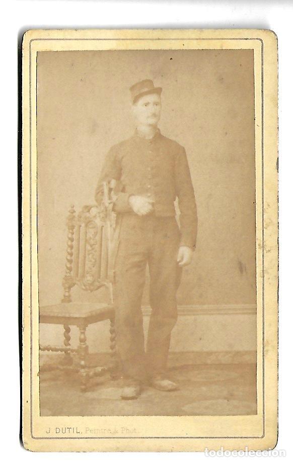 Fotograf&iacute;a antigua: 3501-ANTIGUA FOTOGRAFIA DE - UN MILITAR FRANCES -FOTO -ARTISTIQUE - MONTAUBAN - DE Pcp.SIGLO XX