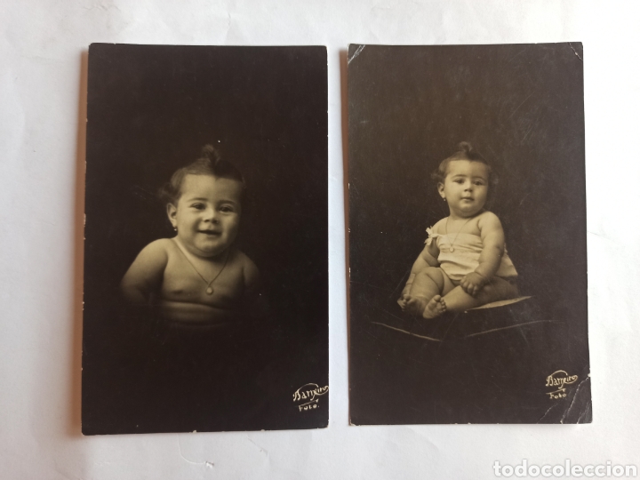 Antique Photography: 2 fotograf&iacute;as postales Barreiro. Pontevedra, a&ntilde;os 20.