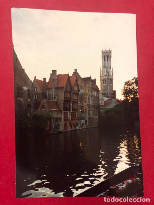 Fotograf&iacute;a antigua: FOTOGRAFIA VISTA DEL CENTRO DE LA CIUDAD DE BRUJAS, FLANDES, BELGICA, 1993, 10 CM X 15 CM