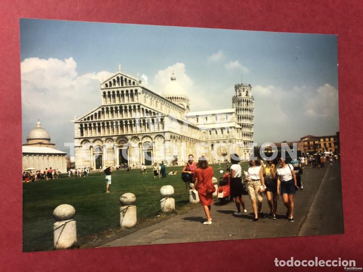 Fotograf&iacute;a antigua: FOTOGRAFIA DE PISA, ITALIA, CONJUNTO MONUMENTAL, TORRE INCLINADA, A&Ntilde;O 1989, 10 CM X 15 CM