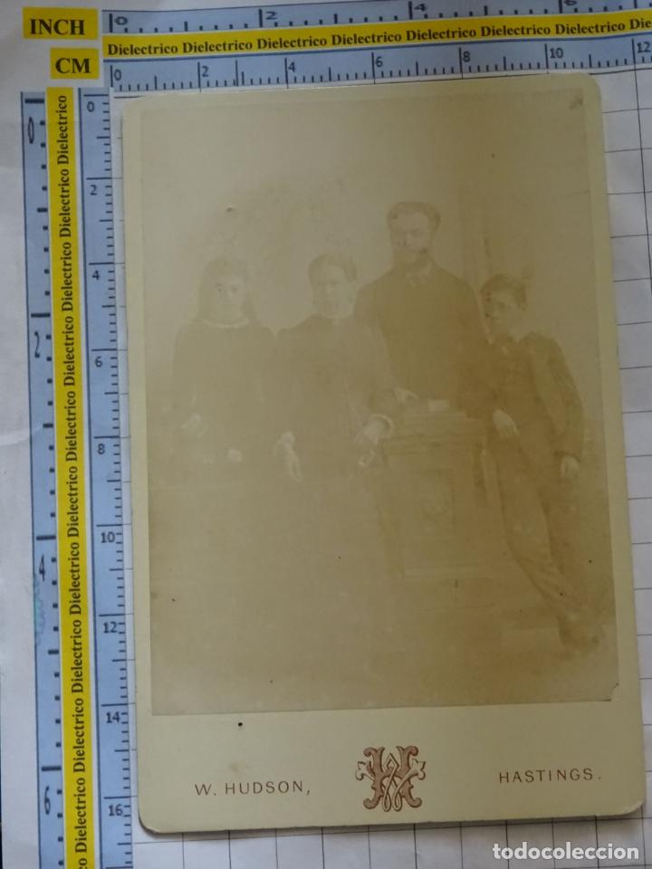 Fotograf&iacute;a antigua: ANTIGUA FOTO. SIGLO XIX APROX. HASTINGS, INGLATERRA. WALTER HUDSON. FAMILIA INGLESA. 21