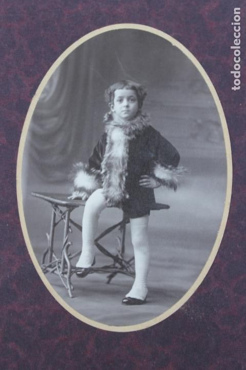 Fotografia antica: FOTOGRAFIA OVALADA NI&Ntilde;O DISFRAZADO, FOTO BELEZA, PORTO OPORTO, PORTUGAL