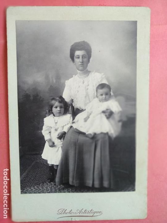 Fotografia antica: fotograf&iacute;as ni&ntilde;os, H Brailly Cam Santhonay Ain. Blanchet