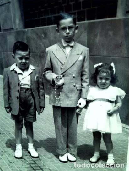 Fotograf&iacute;a antigua: FOTO PRIMERA COMUNION C&Aacute;DIZ - Foto 1