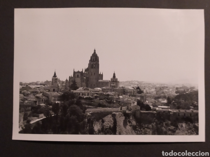Fotograf&iacute;a antigua: Fotograf&iacute;a antigua Catedral de Segovia (7,5x11cm)
