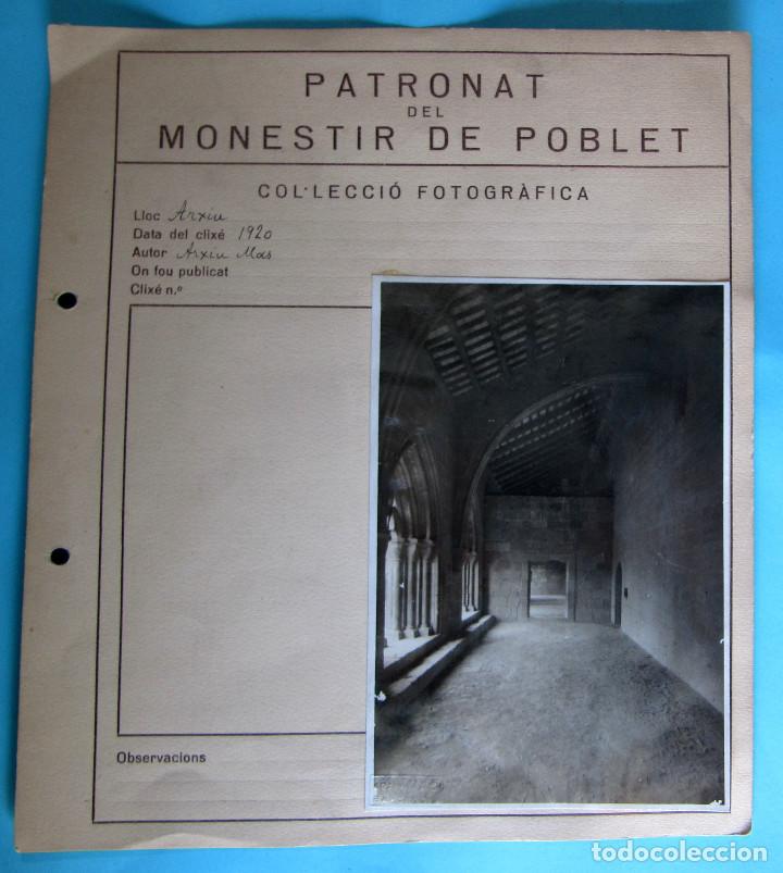 Fotograf&iacute;a antigua: FOTOGRAF&Iacute;A PATRONAT DEL MONESTIR DE POBLET. DATA DEL CLIX&Eacute;, 1920. ARXIU MAS