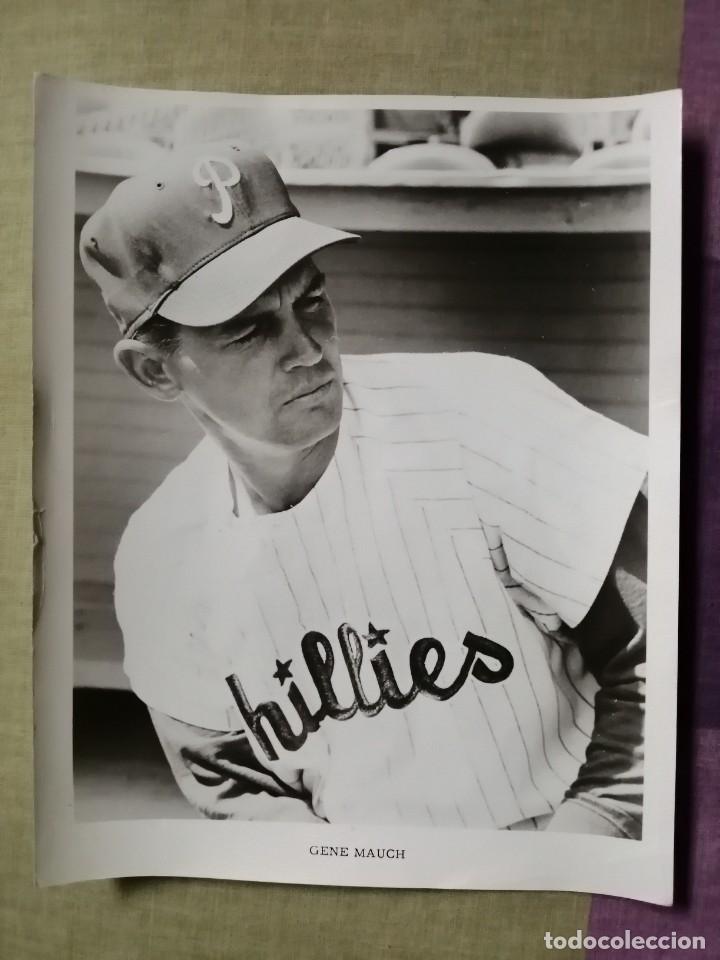 Fotograf&iacute;a antigua: FOTOGRAFIA DEL JUGADOR DE BEISBOL: GENE MAUCH (1925-2005).