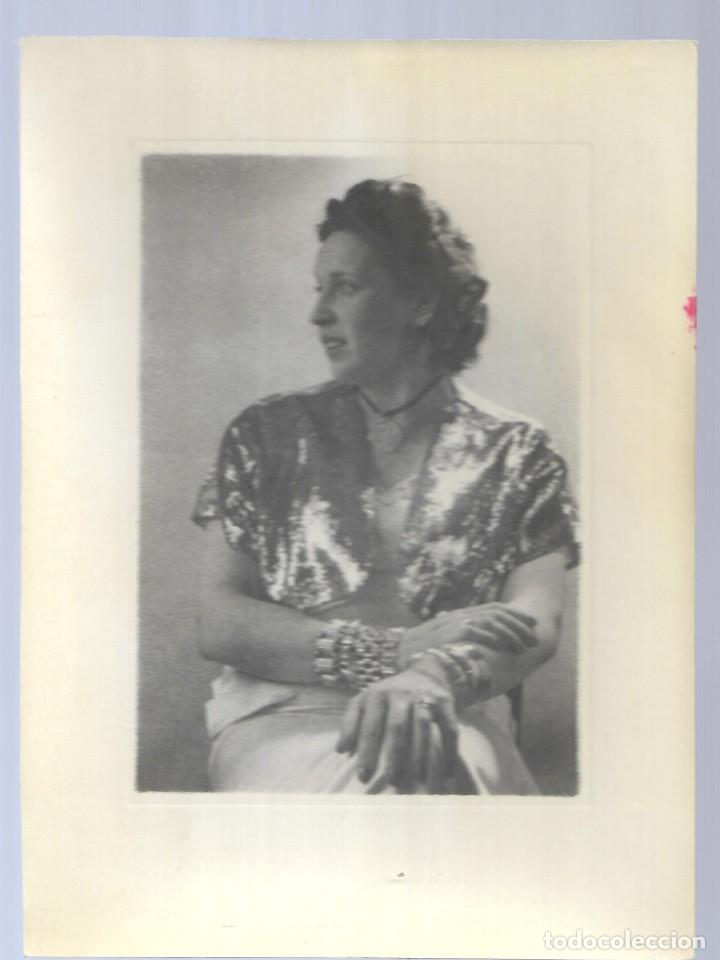 Photographie ancienne: 1R- ANTIGUA FOTOGRAFIA DE- UNA DAMA - FOTO-