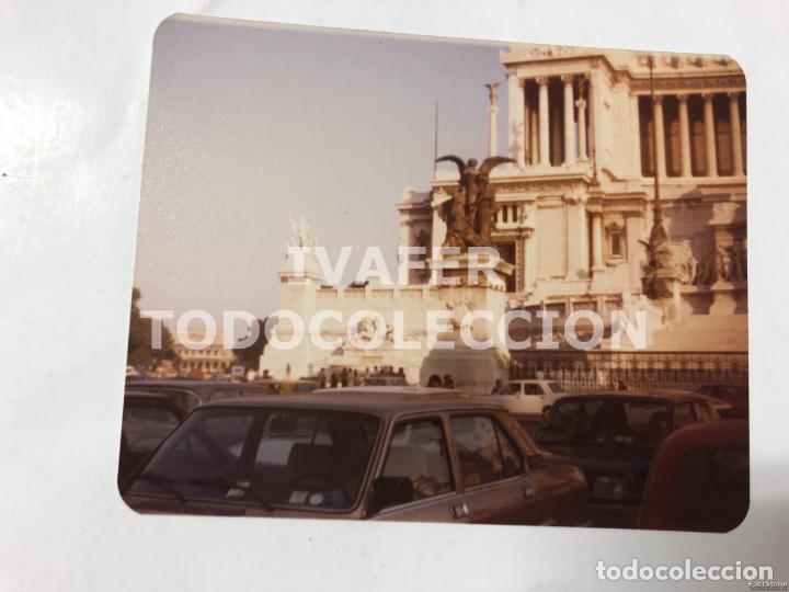 Fotograf&iacute;a antigua: FOTOGRAFIA CALLE DE ROMA, VISTA PARCIAL MONUMENTO VITTORIO EMANUELE, AL FONDO EL COLISEO