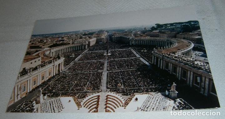 Fotograf&iacute;a antigua: fotografia de la plaza del vaticano