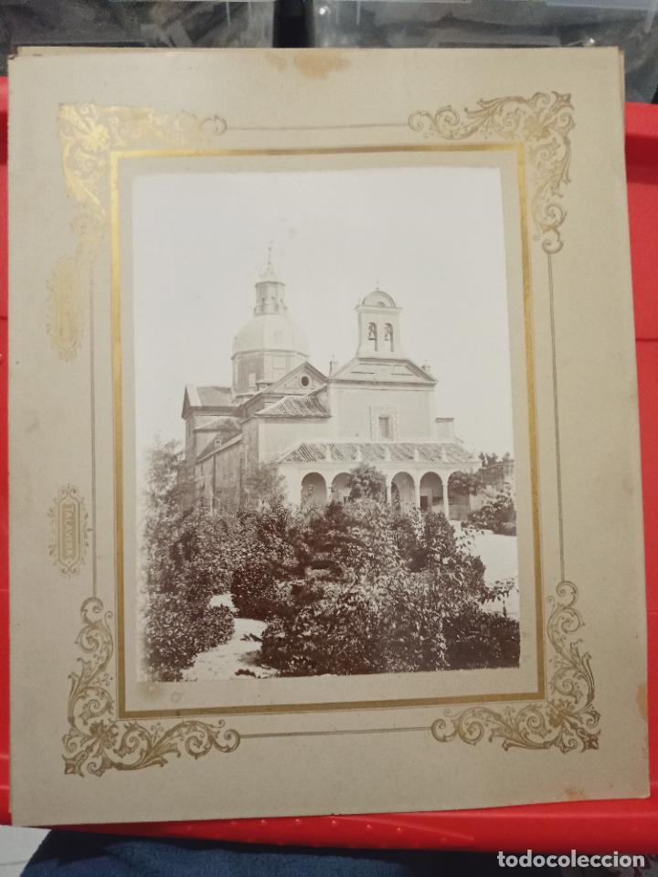 Alte Fotografie: RUIZ DE LUNA TALAVERA VIRGEN ERMITA PRADO FOTOGRAFIA ORIGINAL MUY ANTIGUA 33 X 27 CM
