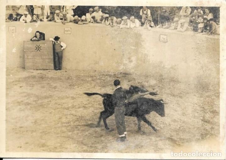 Fotograf&iacute;a antigua: :::: CU88 - FOTOGRAFIA - TOREANDO UNA VAQUILLA