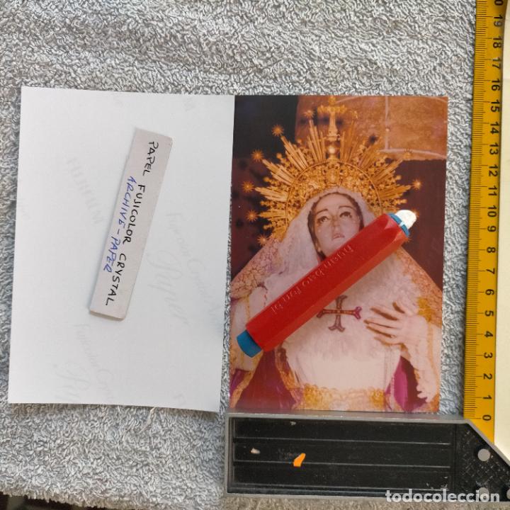 Fotografia antiga: LIQUIDACION FOTOGRAFIA FUJICOLOR - SEMANA SANTA CADIZ - LEER - VIRGEN DE LA TRINIDAD DEL MEDINACELI
