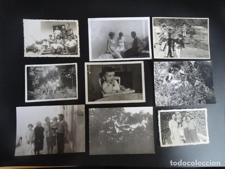 Fotografia antica: LOTE DE 9 ANTIGUAS FOTOGRAF&Iacute;AS VINTAGE, FAMILIARES, VER FOTOS