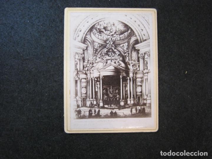 Fotograf&iacute;a antigua: ZARAGOZA-CAPILLA DE NTRA SRA DEL PILAR-FOTOGRAFIA ANTIGUA-VER FOTOS-(81.640)