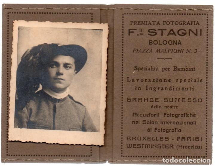 Fotograf&iacute;a antigua: ANTIGUA FOTOGRAFIA CON SU ESTUCHE DE CARTULINA. STUDIO FOTOGRAFICO F. STAGNI, BOLOGNA