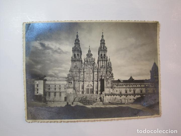 Fotograf&iacute;a antigua: SANTIAGO DE COMPOSTELA-PUENTE DEL OBRADOIRO-FOTOGRAFIA ANTIGUA ALMEIDA-VER FOTOS-(K-3416)