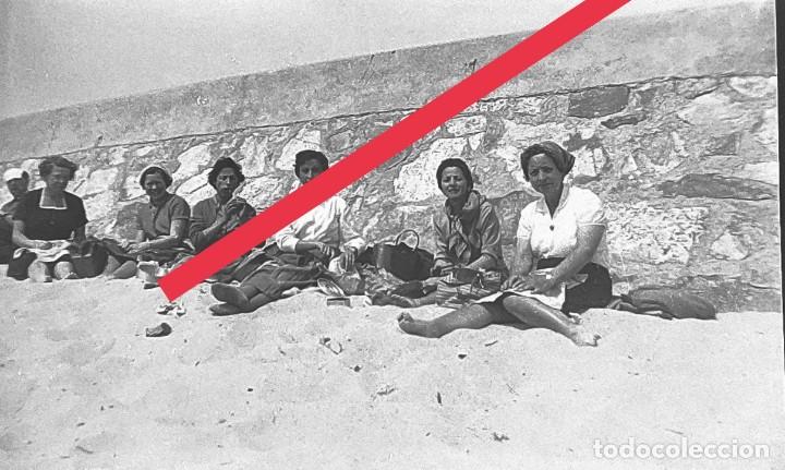 Alte Fotografie: Antiguo clich&eacute; o negativo de fotograf&iacute;a. Sin identificar. Zona Galicia.