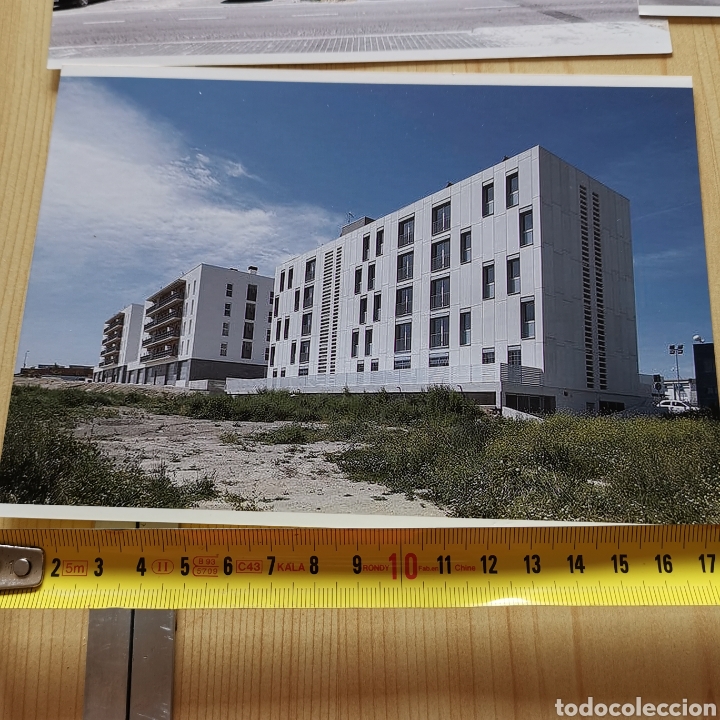 Fotograf&iacute;a antigua: 4 Fotograf&iacute;as de la construcci&oacute;n edificio. Catalunya? 1990s - Foto 2