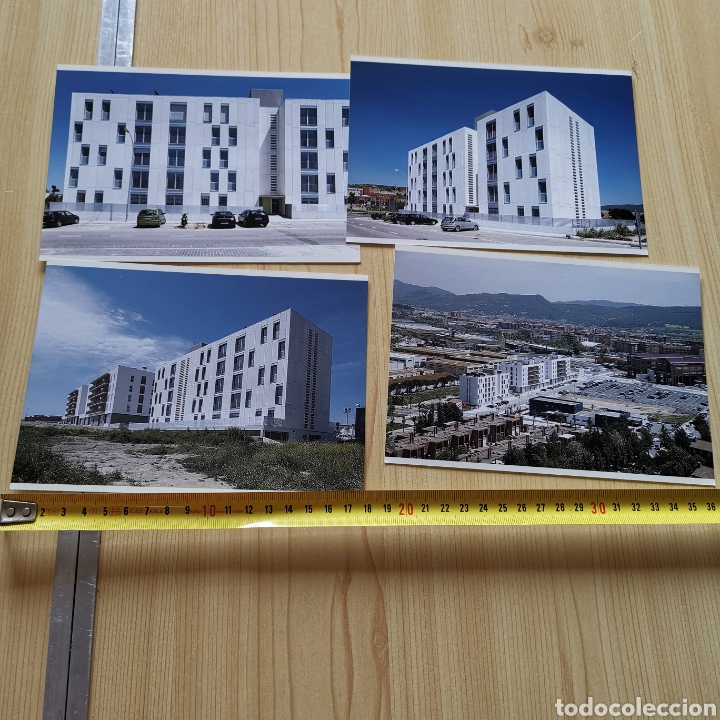 Fotograf&iacute;a antigua: 4 Fotograf&iacute;as de la construcci&oacute;n edificio. Catalunya? 1990s - Foto 1