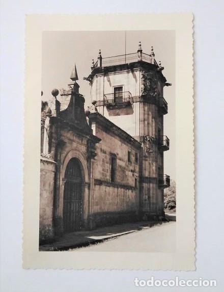Fotografia antica: Lugar no identificado. Copia vintage, virada a sepia. Borde dentado