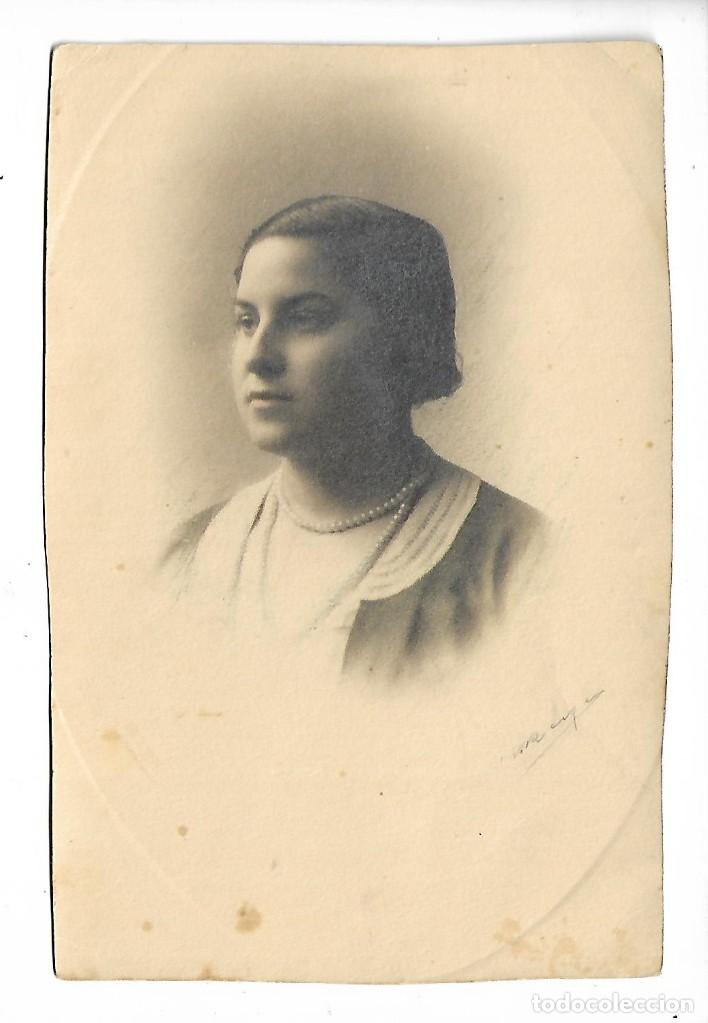 Photographie ancienne: 4009- EXTRAORDINARIA FOTOGRAFIA ANTIGUA- UNA DAMA FOTO- - - - DEDICADA