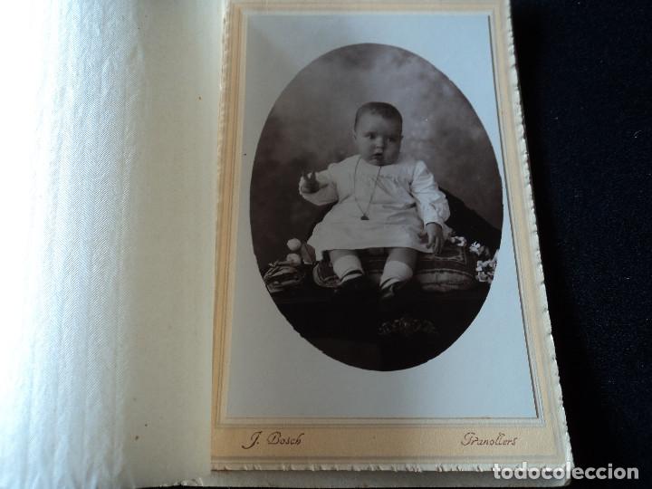 Fotograf&iacute;a antigua: antigua fotografia en estuche protector, beb&eacute;, foto bosch granollers, 16 x10 cm