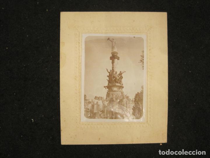 Fotograf&iacute;a antigua: MONTSERRAT-MONUMENTO DE LOS HEROES DEL BRUCH-FOTOGRAFIA ANTIGUA-VER FOTOS-(K-4441)