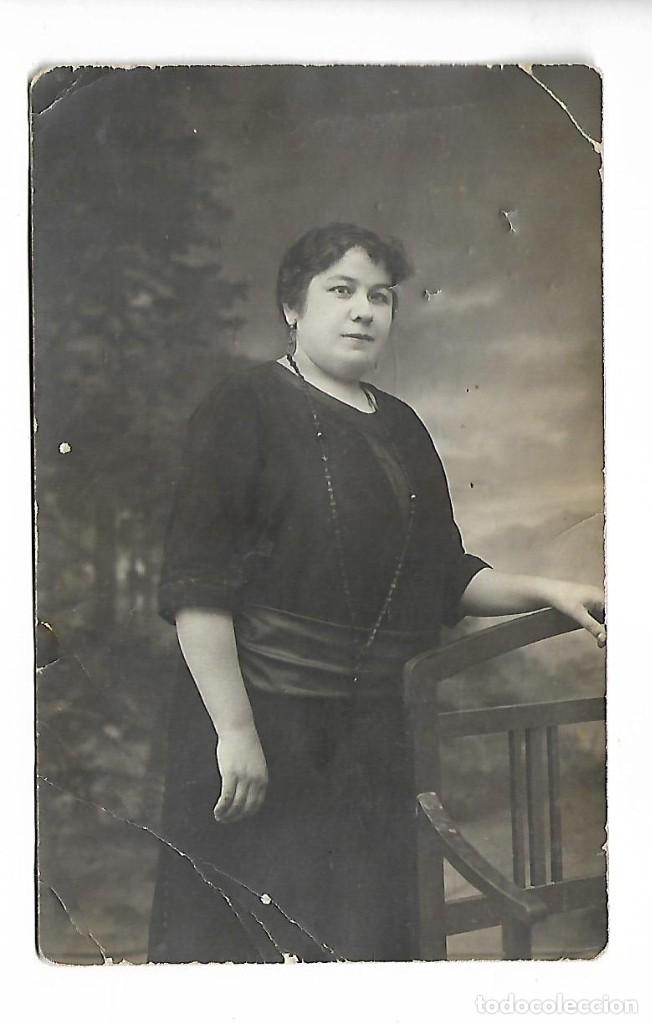 Antique Photography: ER- EXTRAORDINARIA FOTOGRAFIA ANTIGUA- UNA DAMA -FOTO- - - -