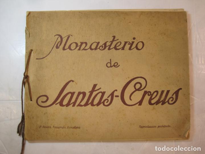 Fotograf&iacute;a antigua: MONASTERIO DE SANTAS CREUS-ALBUM CON FOTOGRAFIAS-FOTOGRAFO ROISIN-VER FOTOS-(V-23.053)