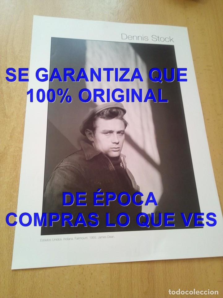 Fotograf&iacute;a antigua: DENNIS STOCK JAMES DEAN FAIRMOUNT INDIANA FOTOGRAFIA 42X30 C9